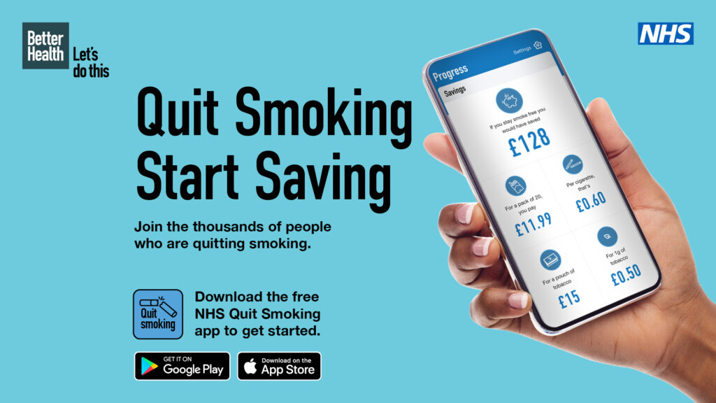 Quit smoking, start saving. Join the thousands of people who are quitting smoking. Download the free NHS quit smoking app to get started.