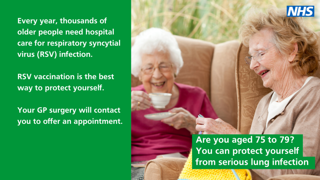 Are you aged 75 to 79? You can protect yourself from serious lung infection. Full text below