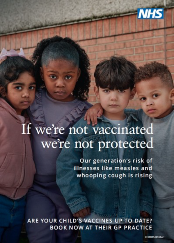 If we're not vaccinated we're not protected. Full text below