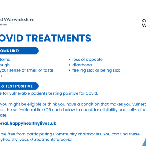 Covid Patient Self referral platform is now live! please see 200th June new article for more information